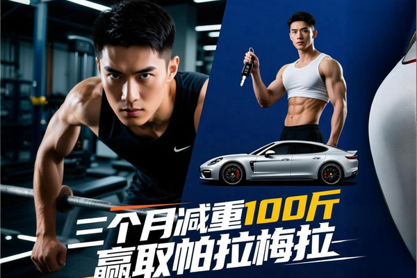 健身房3个月减重100斤送帕拉梅拉，借助北极星OGSM框架，我们将构建一套精准、系统且高效的减肥计划