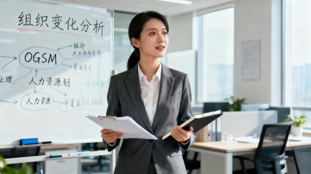 北极星OKR知识库官网-如何制定一份高质量的人力资源战略规划？先抓组织变化，再用OGSM落地插图