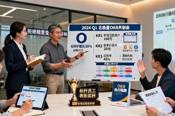 为何80%管理目标难落地？北极星OKR带你破局