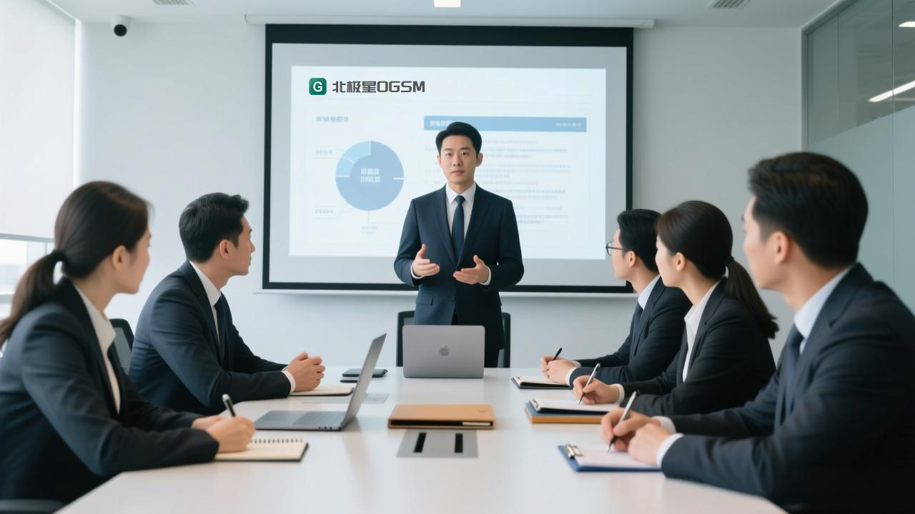 北极星OKR知识库官网-十五五规划报告中关于企业经营的六个关键词：企业经营6大抓手，用北极星OGSM工具精准落地插图