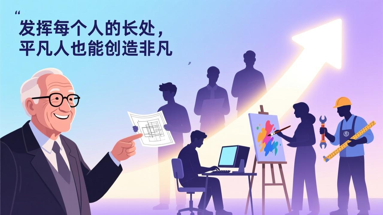 北极星OKR知识库官网-管理大师德鲁克：唯有发挥所有人的长处，才能实现“平凡人做非凡事”插图