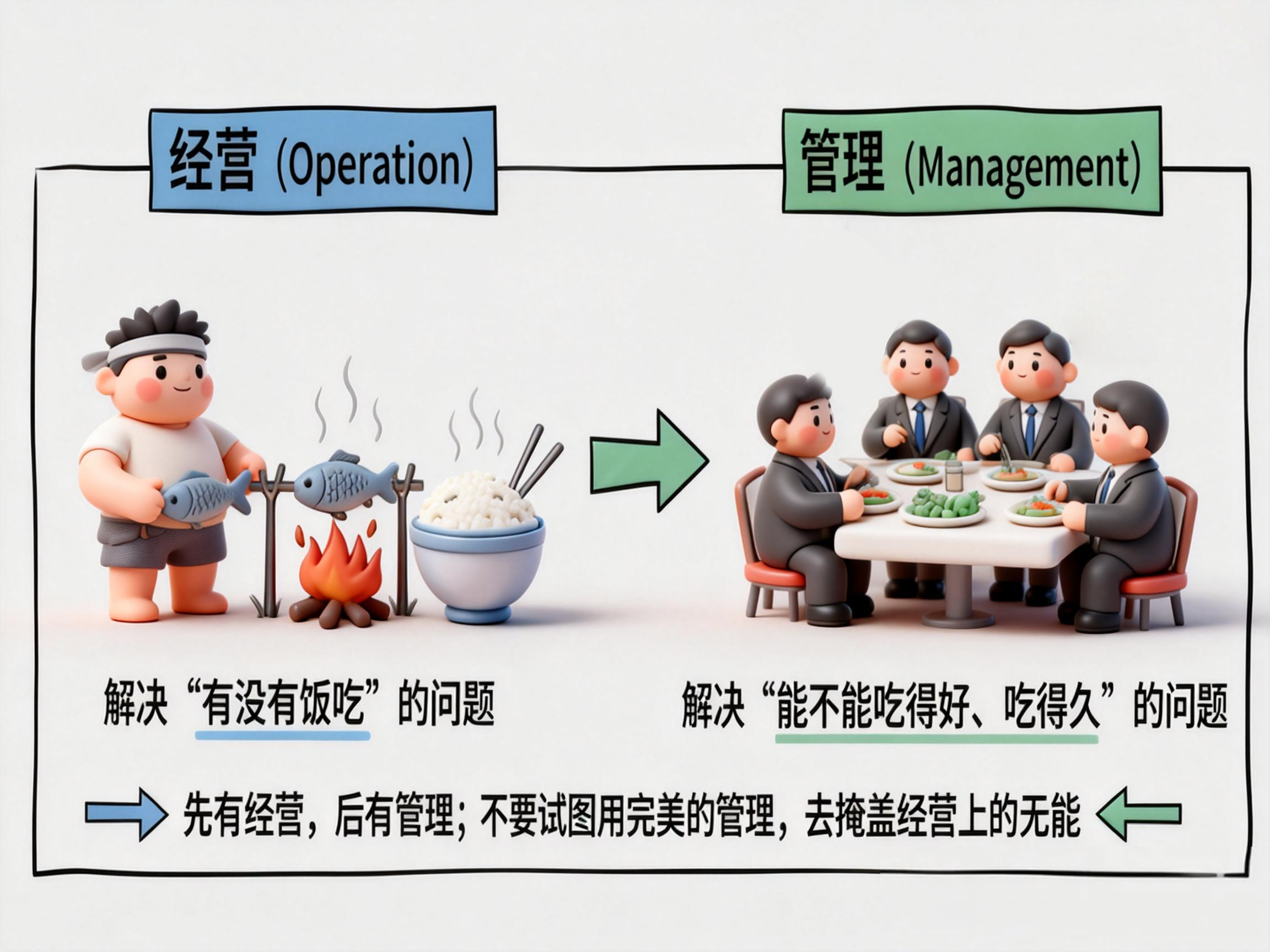 北极星OKR知识库官网-北极星OKR：一文讲透经营与管理的本质区别插图