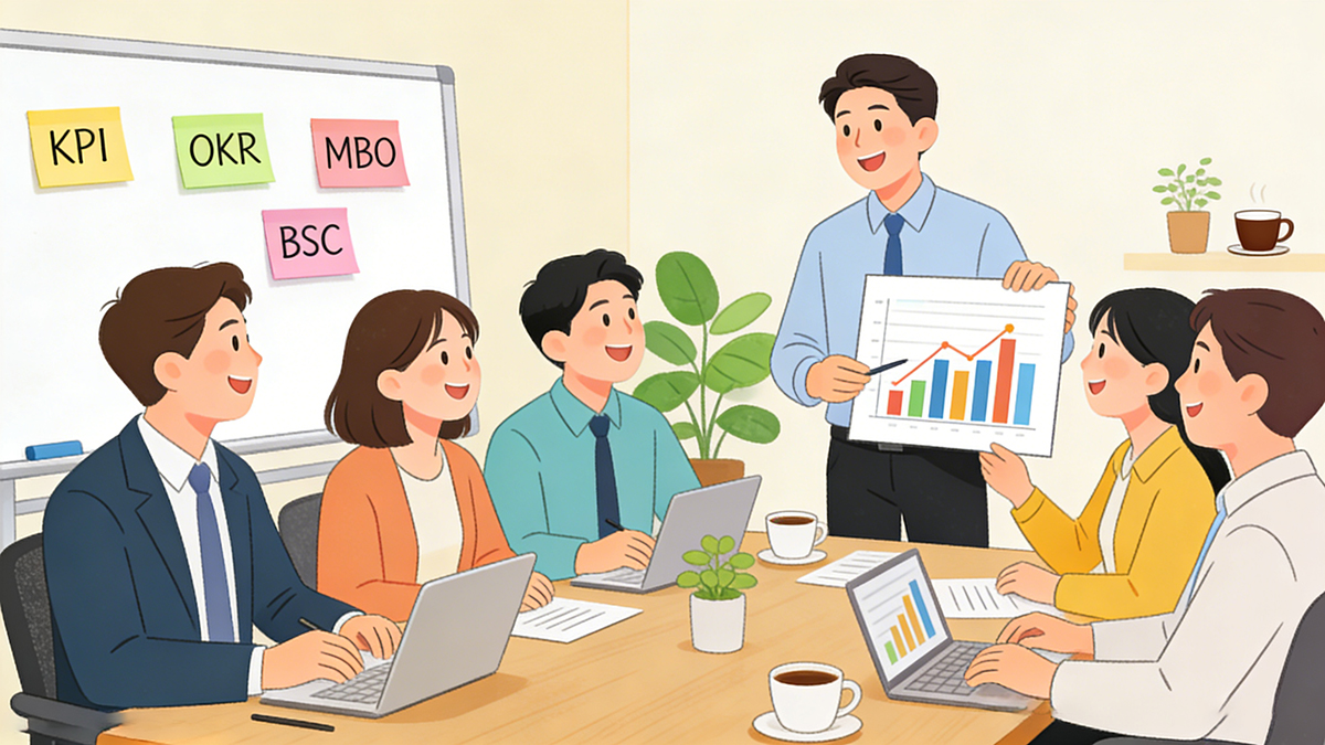 北极星OKR知识库官网-4大绩效考核方法深度拆解：KPI/OKR/MBO/BSC适配场景全解插图1