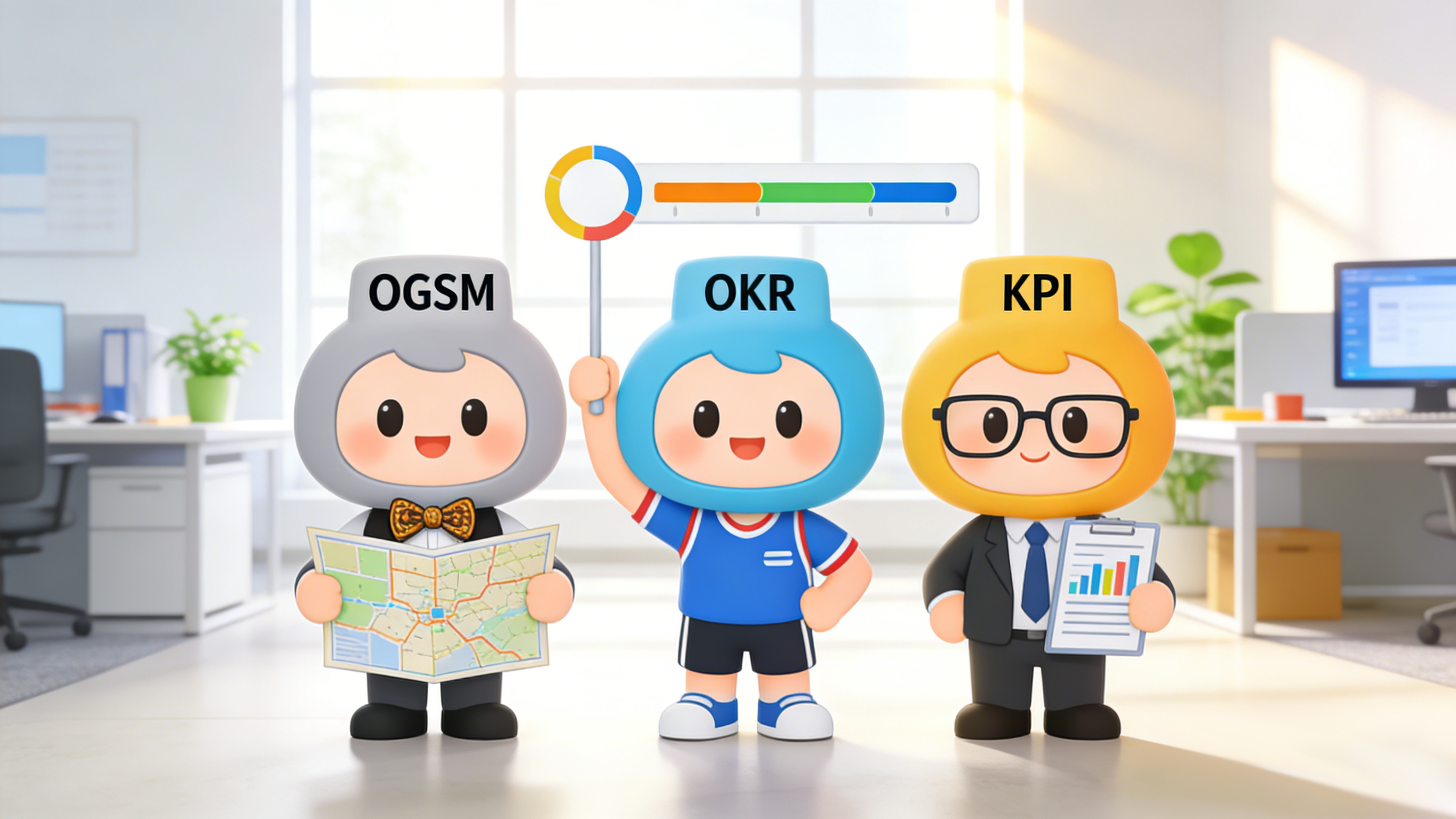 北极星OKR知识库官网-别再为工具打架：OGSM、OKR与KPI的协同进化论插图