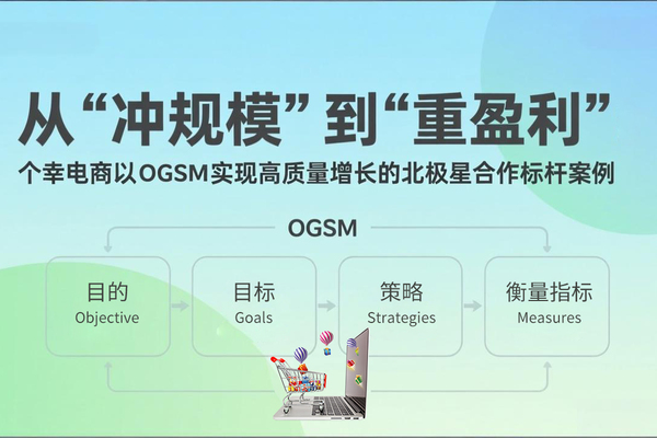 从“冲规模”到“重盈利”：个幸电商以OGSM实现高质量增长的北极星合作标杆案例