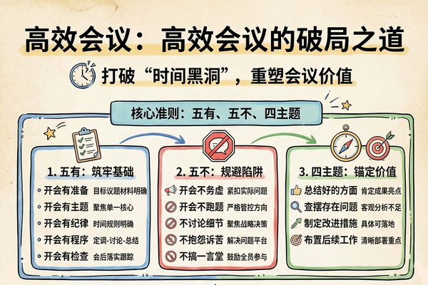 高效会议破局法：告别无效开会，让会议效率直接翻倍