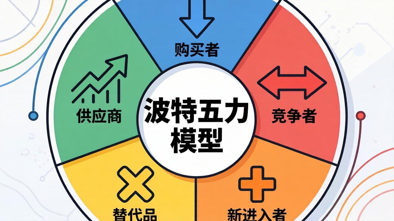 北极星OKR知识库官网-波特五力分析：解码行业竞争的战略工具插图