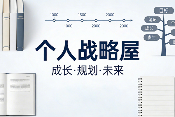 像经营公司一样经营人生：构建你的「个人战略屋」成长蓝图