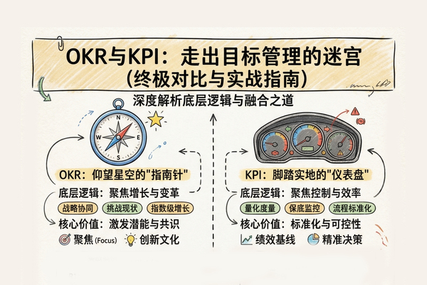 走出目标管理的迷宫：深度解析OKR与KPI的底层逻辑与融合之道