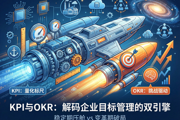 KPI vs OKR：解构企业目标管理的“双引擎”逻辑