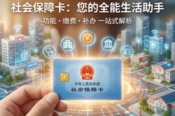 社会保障卡全指南：功能、缴费与补办详解