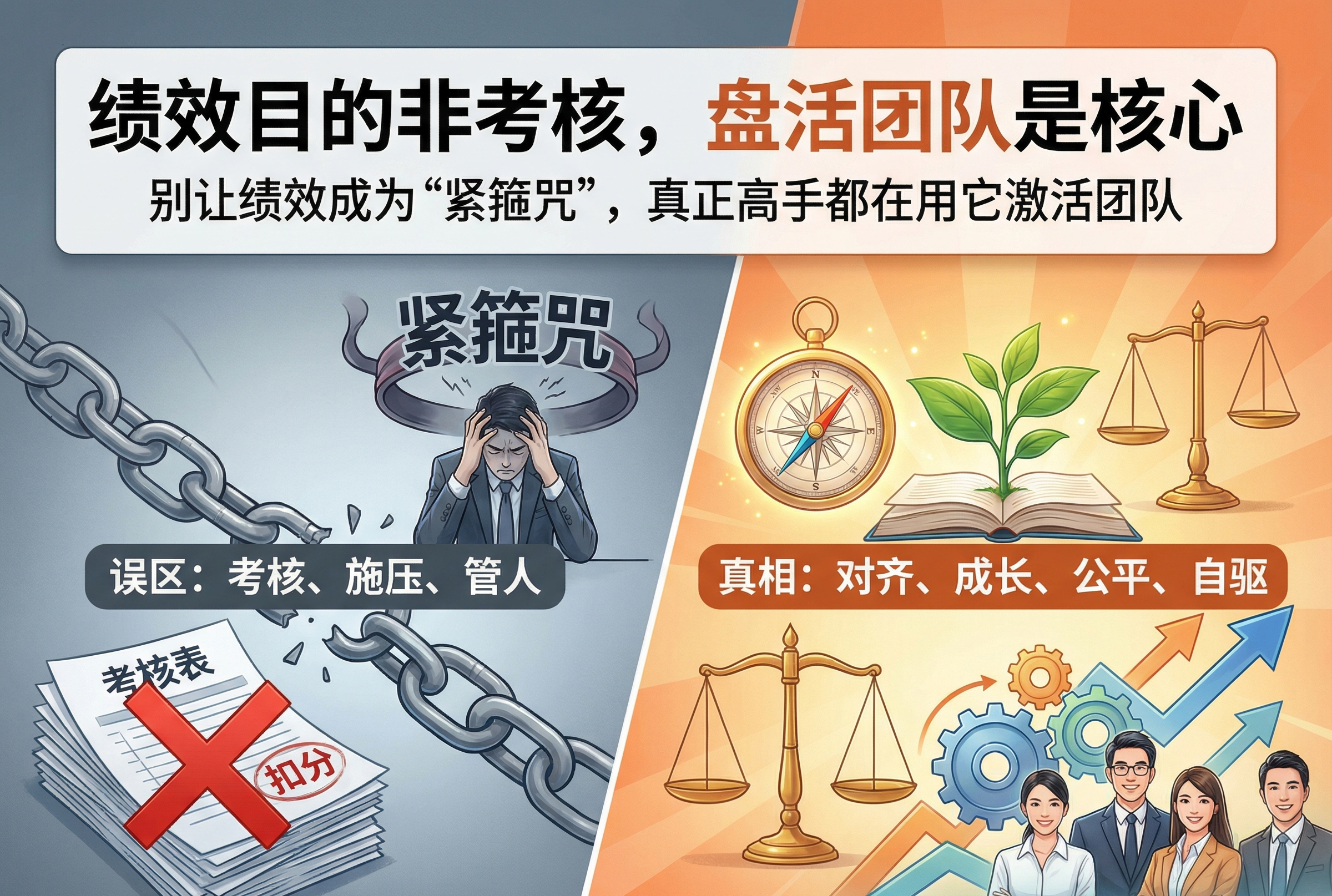 北极星OKR知识库官网-绩效最大的目的,从来不是考核!真正懂管理的人,都在靠它盘活团队插图 北极星OKR知识库官网-绩效最大的目的,从来不是考核!真正懂管理的人,都在靠它盘活团队插图