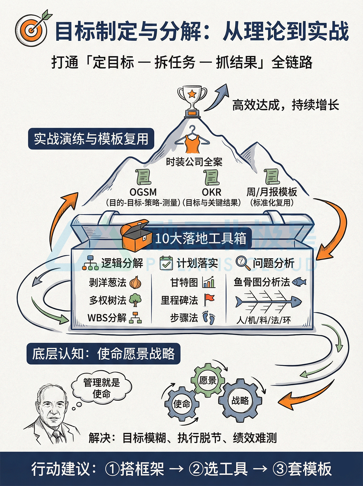 北极星OKR知识库官网-目标制定与分解：从“乱忙”到“拿结果”的高效落地指南(102P精华资料)插图