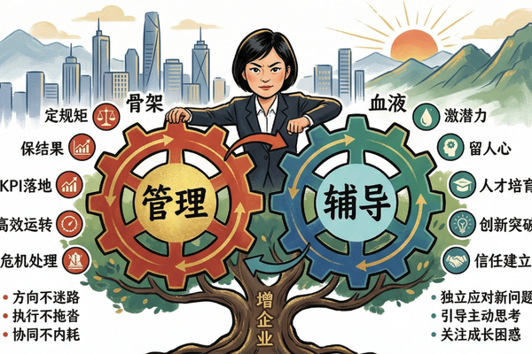 管理与辅导不是二选一，而是顶尖企业家的“双核引擎”