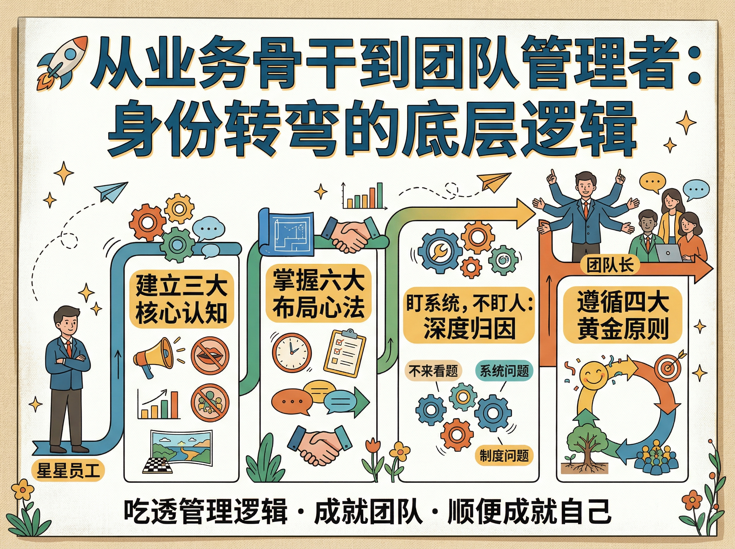 北极星OKR知识库官网-走上管理岗,必须要知道的事插图 北极星OKR知识库官网-走上管理岗,必须要知道的事插图