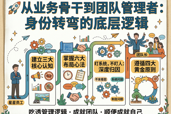 走上管理岗，必须要知道的事