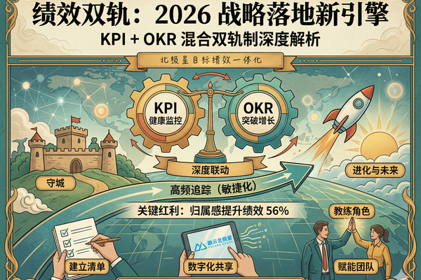 走出绩效孤岛：2026年战略落地的新引擎“KPI + OKR混合双轨制”
