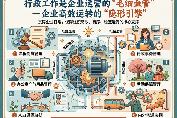 一文说清行政工作：企业高效运转的 “隐形引擎”
