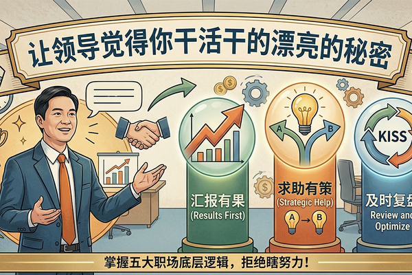 让领导觉得你干活干得漂亮的核心逻辑