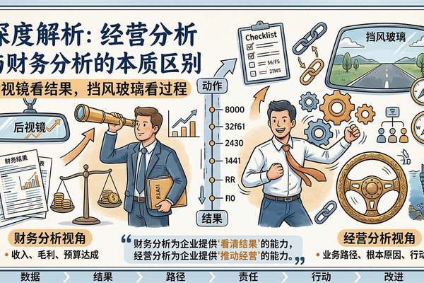 别再把财务报告当成经营分析：深度复盘两者的底层逻辑差异
