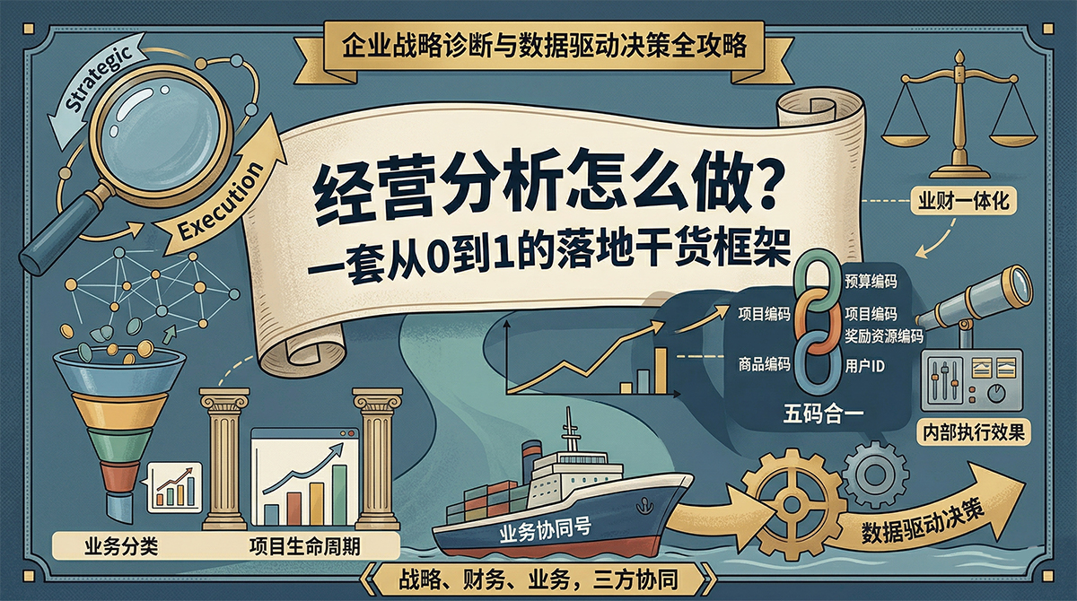 北极星OKR知识库官网-经营分析怎么做？一套从0到1的落地干货框架插图
