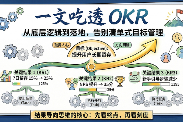 一文吃透OKR工具：从逻辑到落地，告别任务清单式目标管理