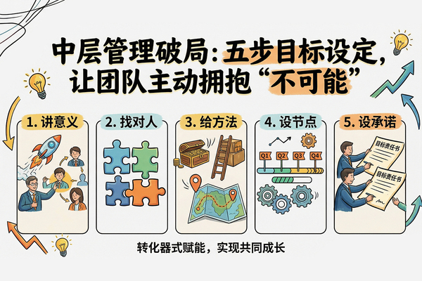 中层管理破局：五步目标设定，让团队主动拥抱“不可能”