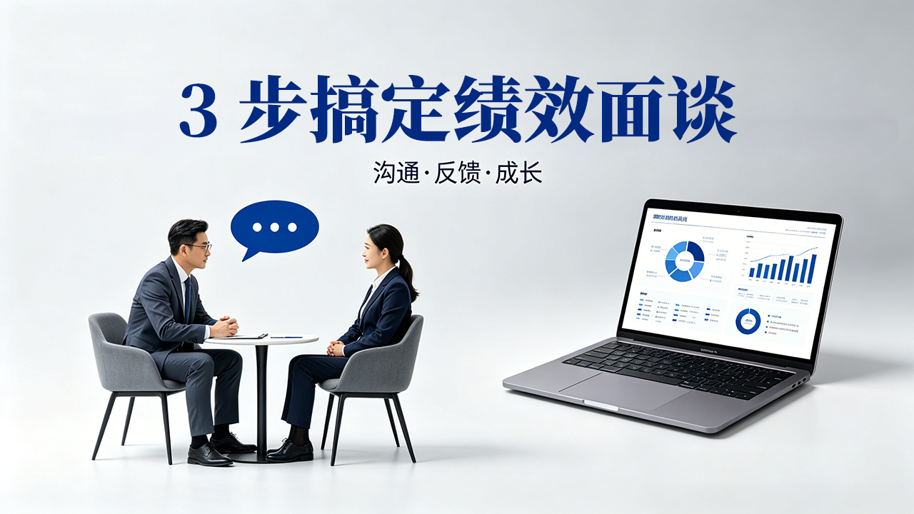 北极星OKR知识库官网-告别 “走过场”！3步搞定绩效面谈，把对话变成职业晋升的跳板插图