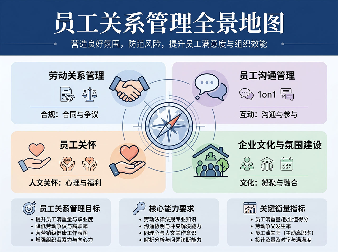 北极星OKR知识库官网-员工关系管理全景指南：构建和谐组织，驱动组织效能插图