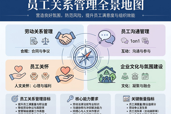 员工关系管理全景指南：构建和谐组织，驱动组织效能