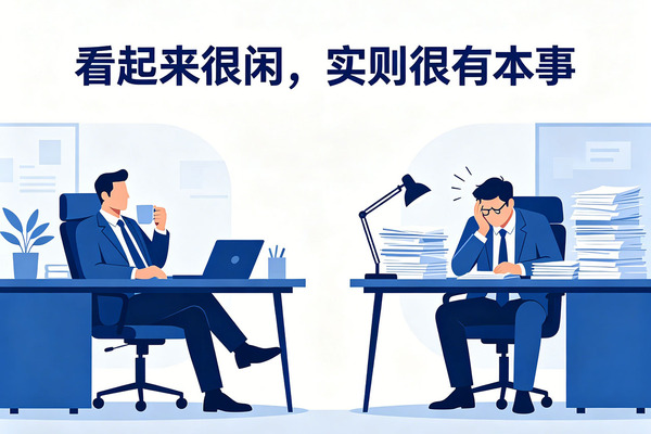真正厉害的管理者，往往都“看起来很闲”