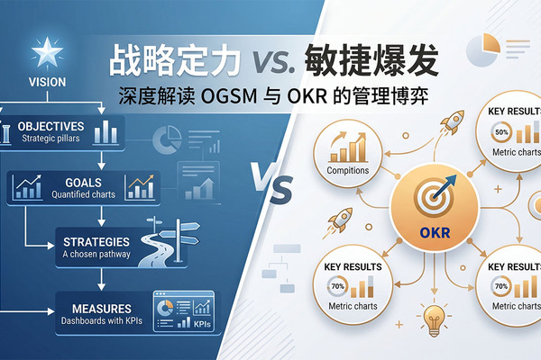 战略定力 vs 敏捷爆发：深度解读OGSM与OKR的管理博弈