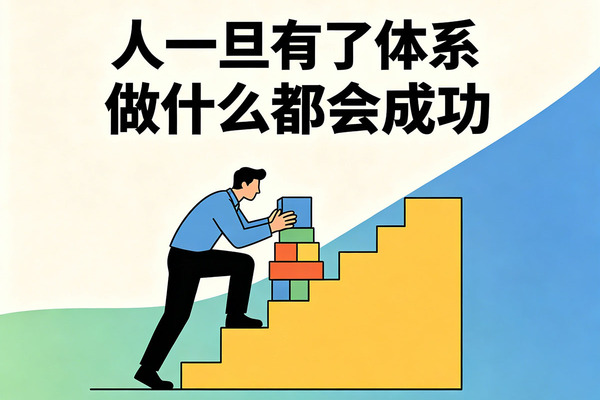 人一旦有了体系，做什么都会成功！