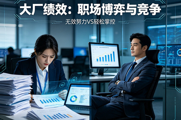 大厂绩效底层逻辑：停止无效努力，玩懂职场存量博弈