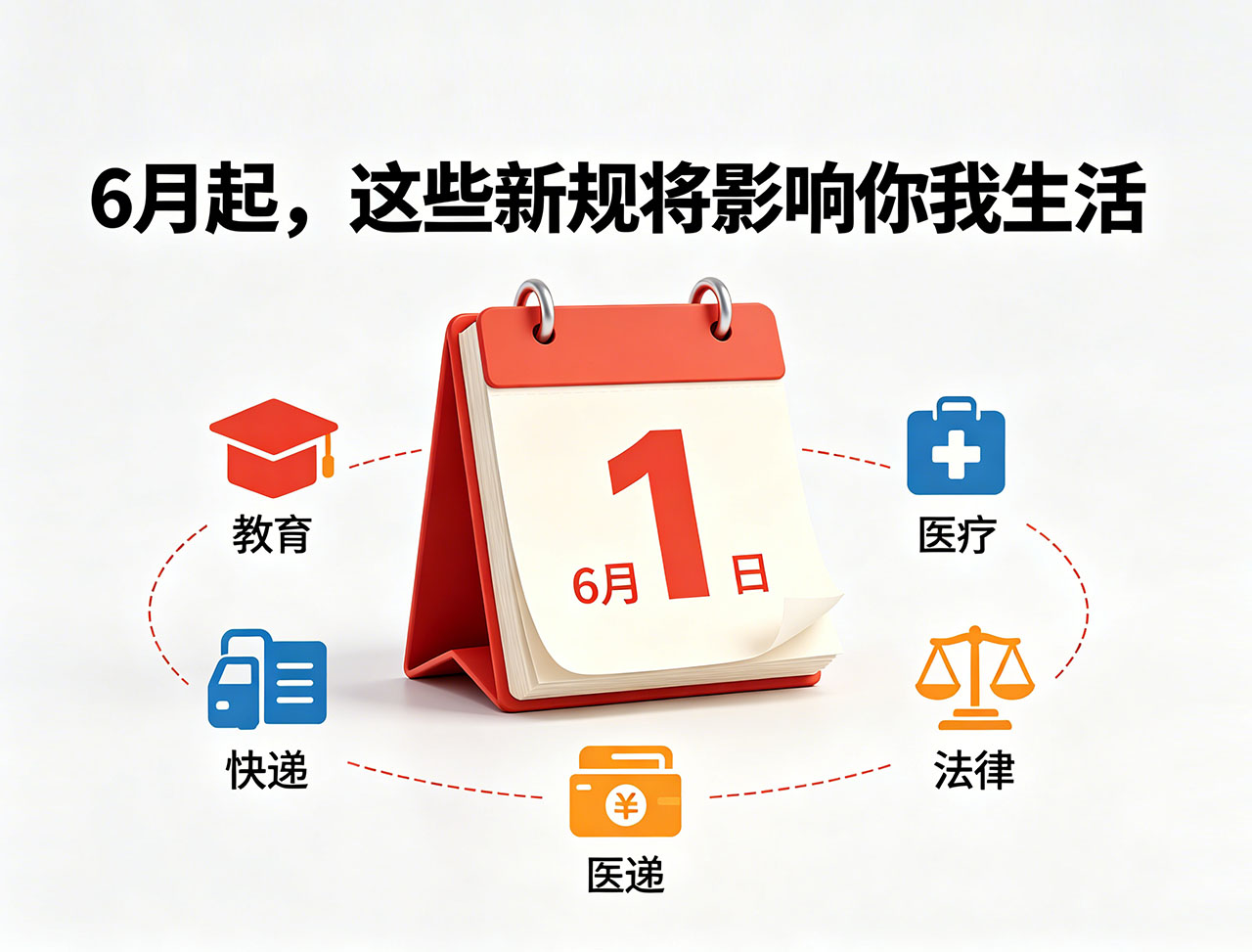 北极星OKR知识库官网-重磅！2026年6月起，一批全国新规正式落地，关乎衣食住行！插图
