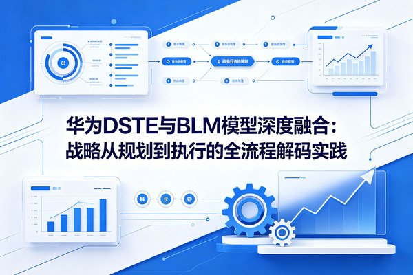 华为终极战略落地心法：BLM+DSTE双轮驱动，让顶层战略不悬空、执行不打折