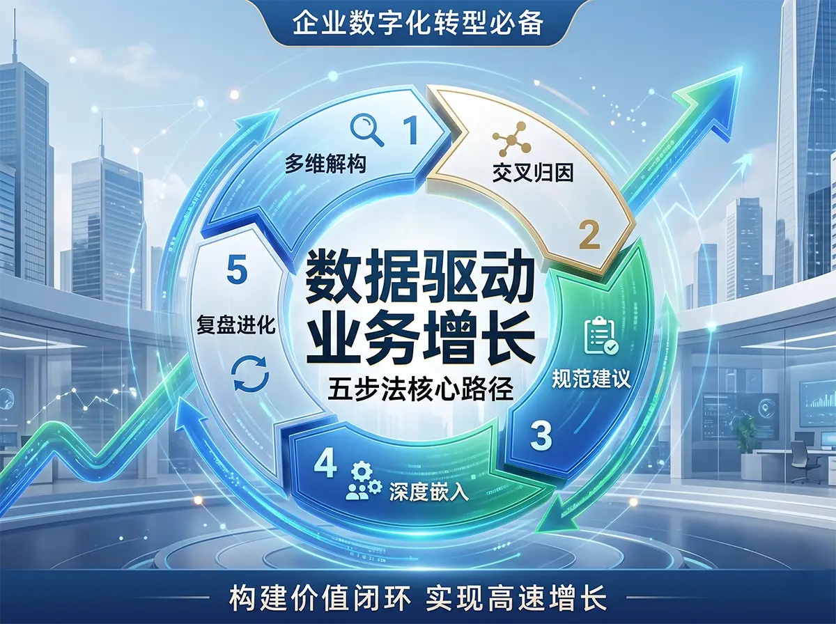 北极星OKR知识库官网-数据如何驱动业务？5步实现数据从报表堆砌到业务增长插图