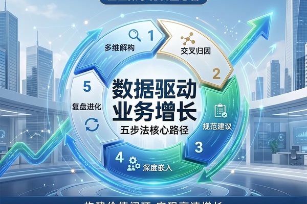 数据如何驱动业务？5步实现数据从报表堆砌到业务增长