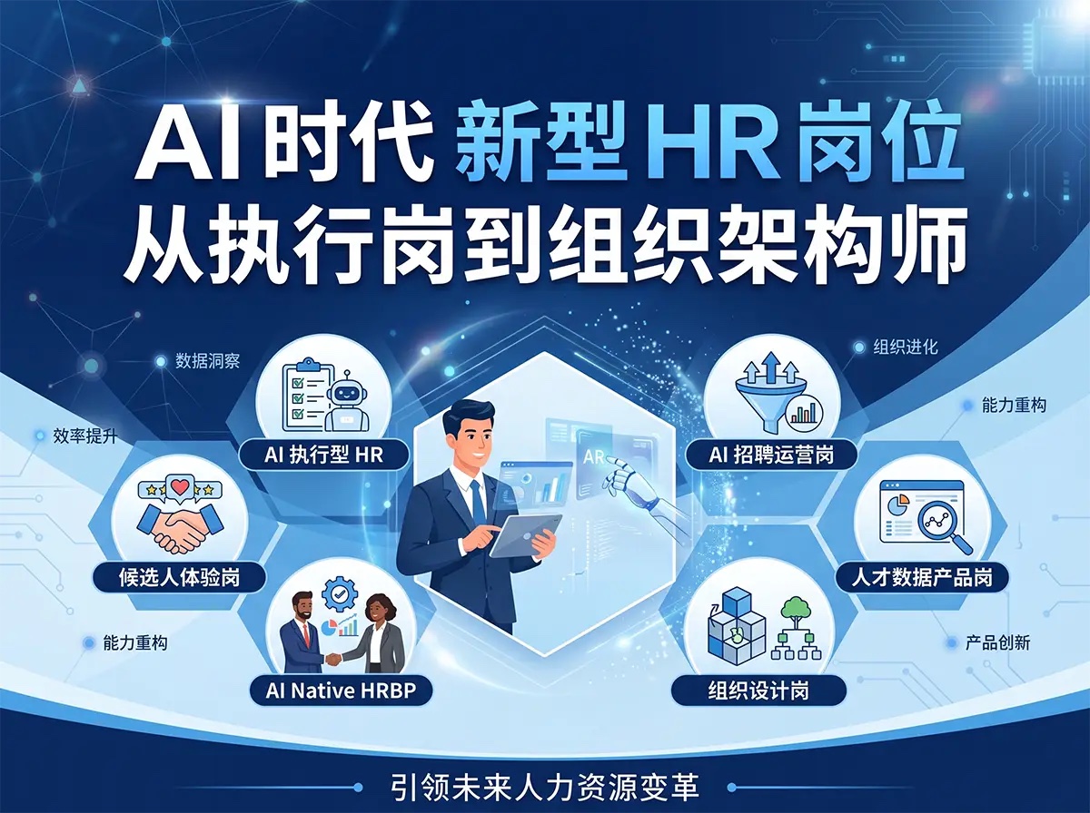北极星OKR知识库官网-AI时代的6个新型HR岗位：从“事务执行者”到“组织架构师”插图