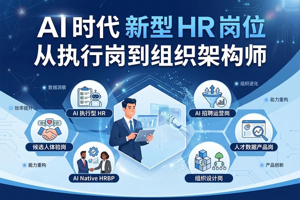 AI时代的6个新型HR岗位：从“事务执行者”到“组织架构师”