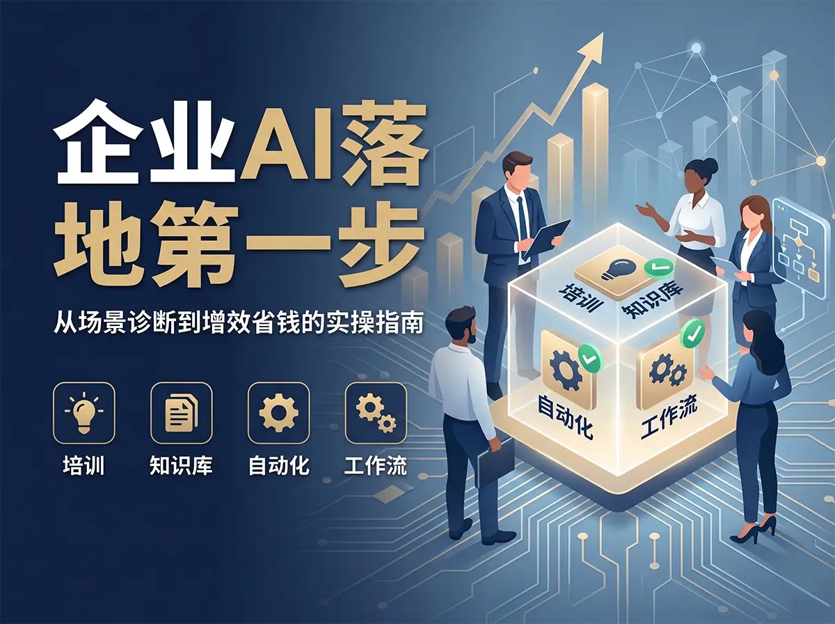 北极星OKR知识库官网-企业第一次使用AI该如何落地？第一步：别在错误的顺序上砸钱插图