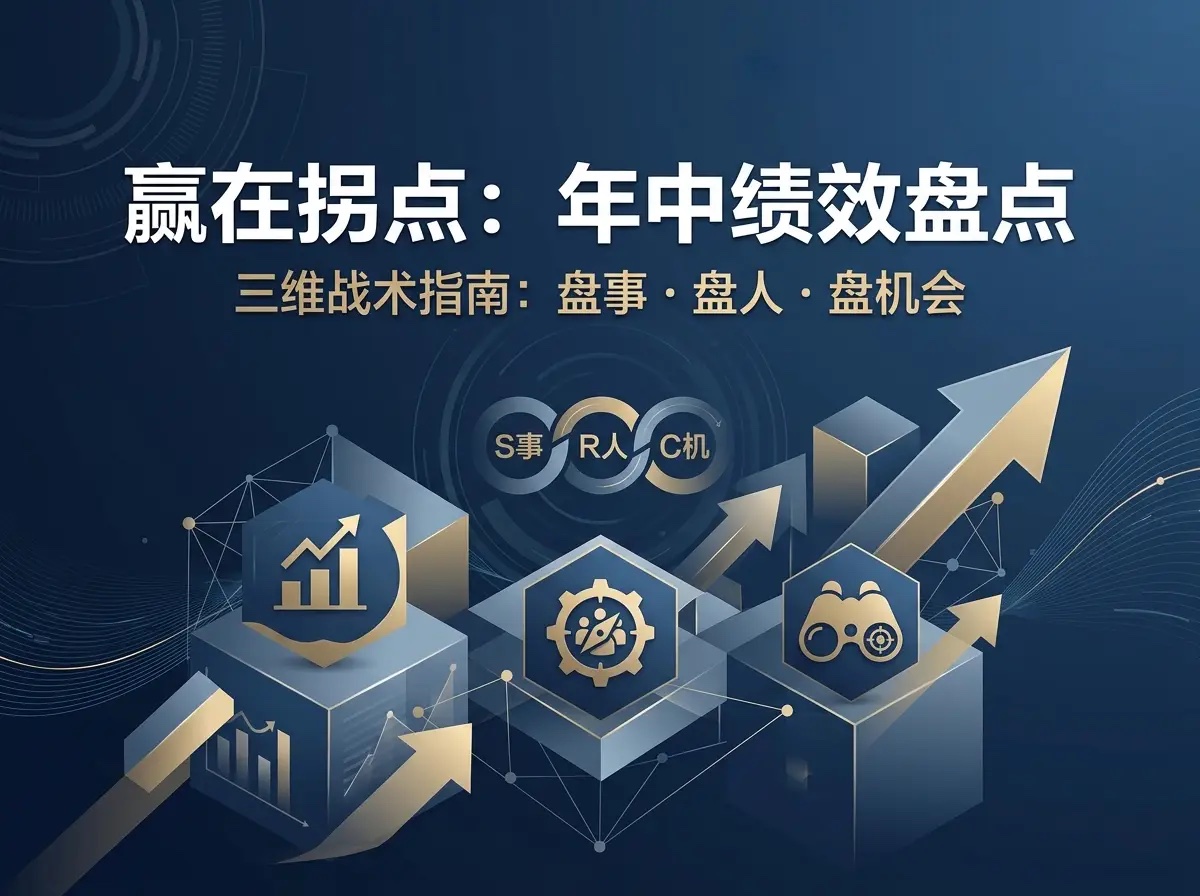 北极星OKR知识库官网-赢在拐点：企业年中绩效盘点的“事、人、机”三维战术指南插图