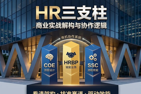 一文读懂HR三支柱（COE、SSC、HRBP）的核心区别与协作逻辑