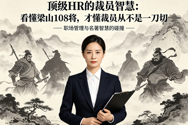 顶级HR的裁员智慧：梁山108好汉裁员，你会裁谁？