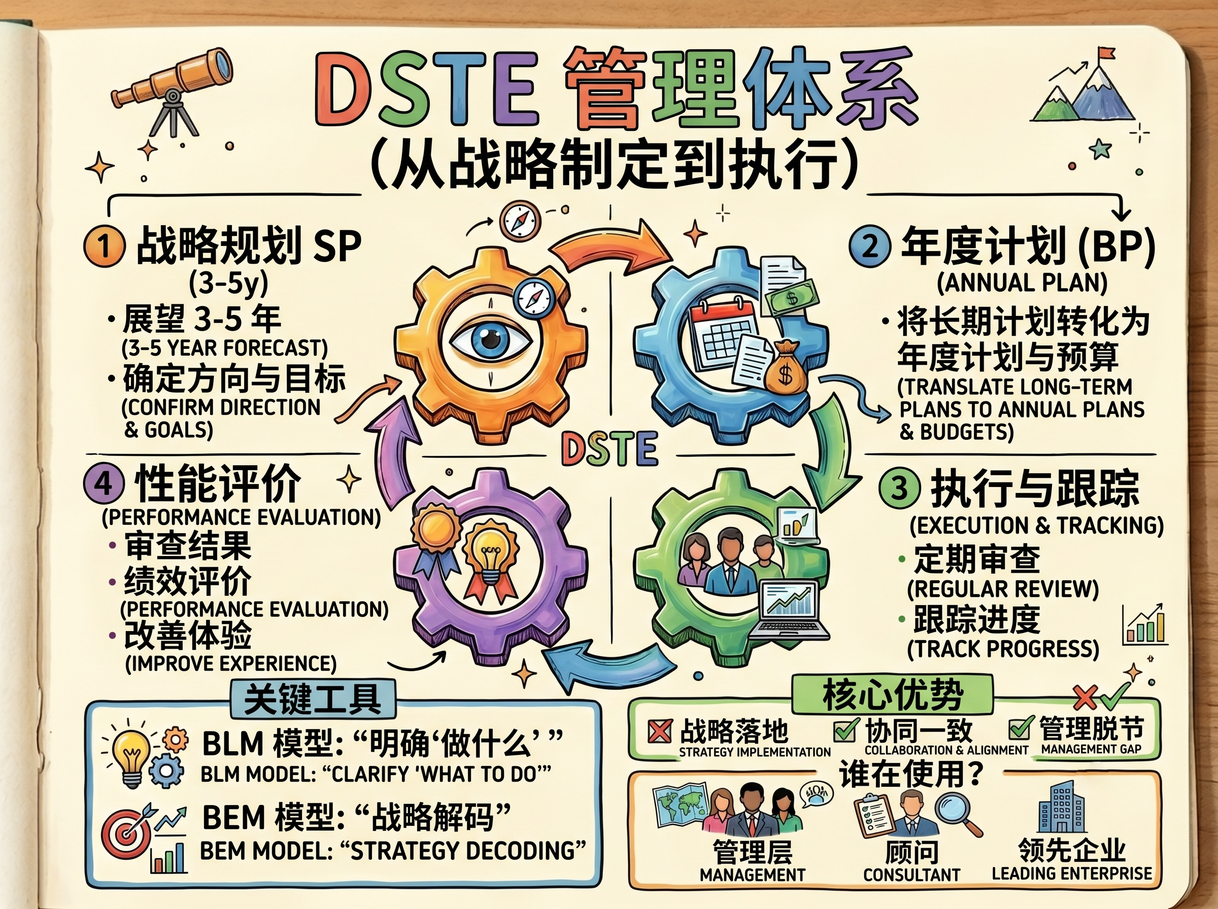 北极星OKR知识库官网-别再高喊口号了!华为全员“力出一孔”的底层逻辑:DSTE到底是啥?插图 北极星OKR知识库官网-别再高喊口号了!华为全员“力出一孔”的底层逻辑:DSTE到底是啥?插图