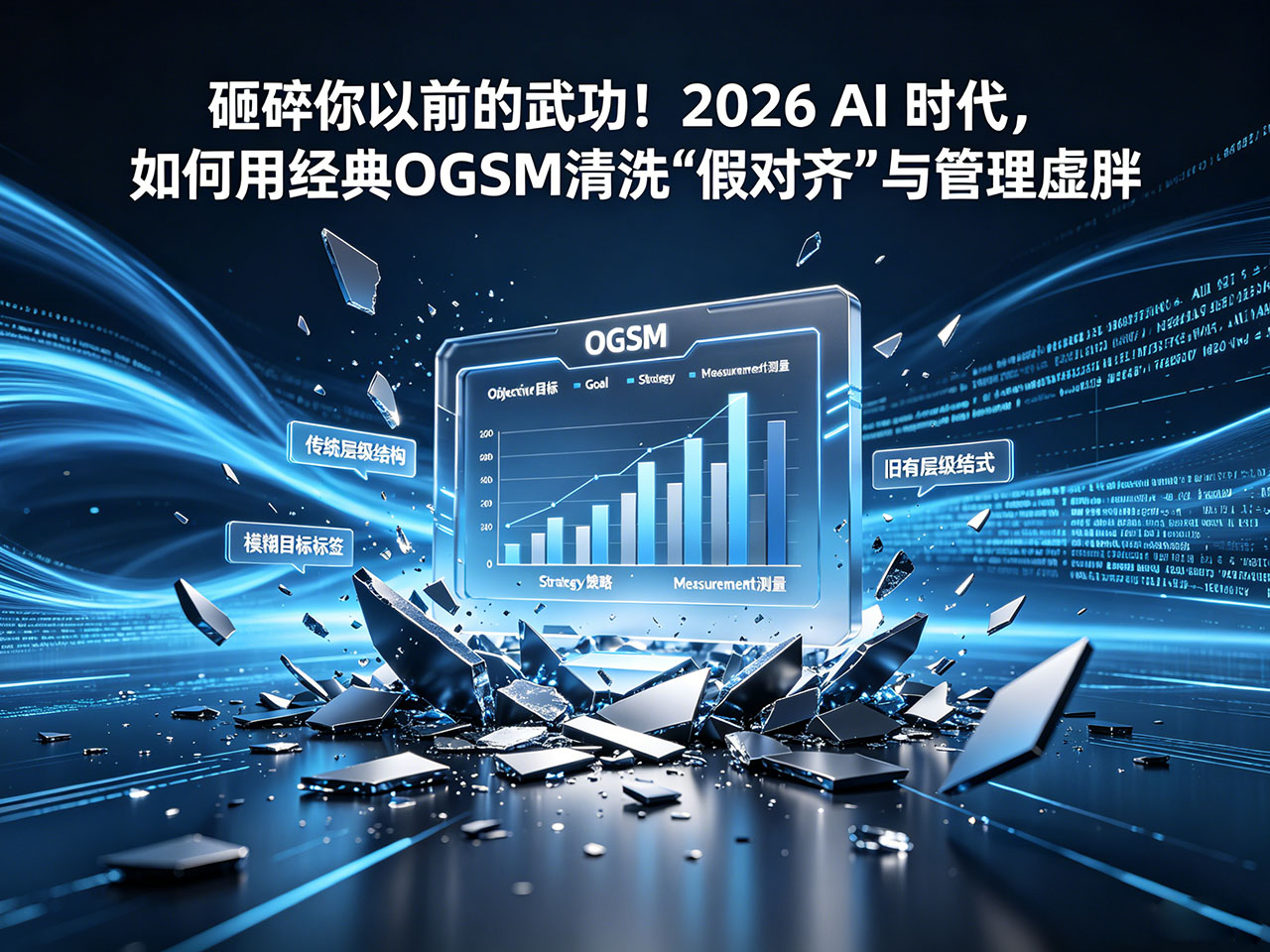 北极星OKR知识库官网-砸碎你以前的武功!2026 AI 时代,如何用经典OGSM清洗“假对齐”与管理虚胖插图 北极星OKR知识库官网-砸碎你以前的武功!2026 AI 时代,如何用经典OGSM清洗“假对齐”与管理虚胖插图