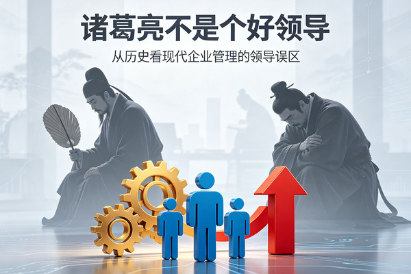 诸葛亮不是个好领导：从历史看现代企业管理的领导误区