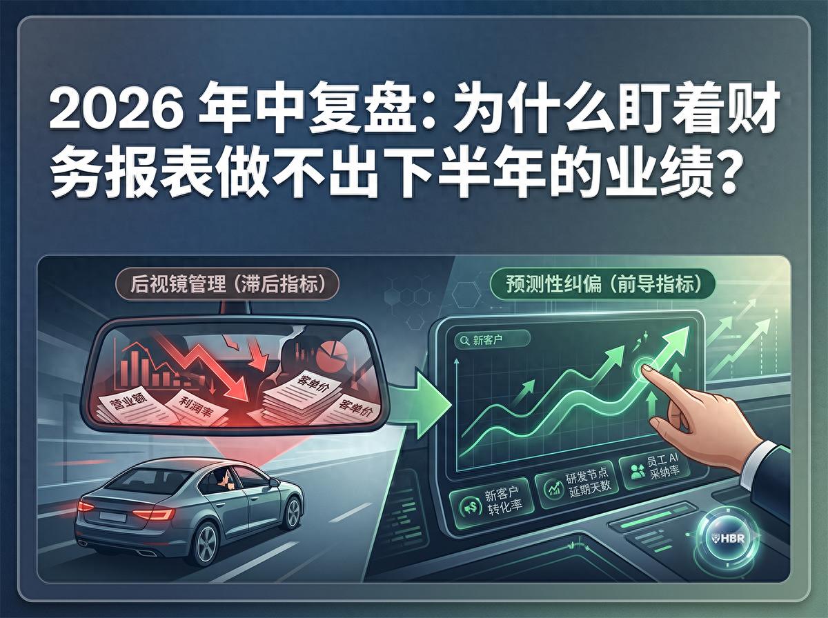 北极星OKR知识库官网-2026年中复盘：为什么盯着财务报表做不出下半年的业绩？插图