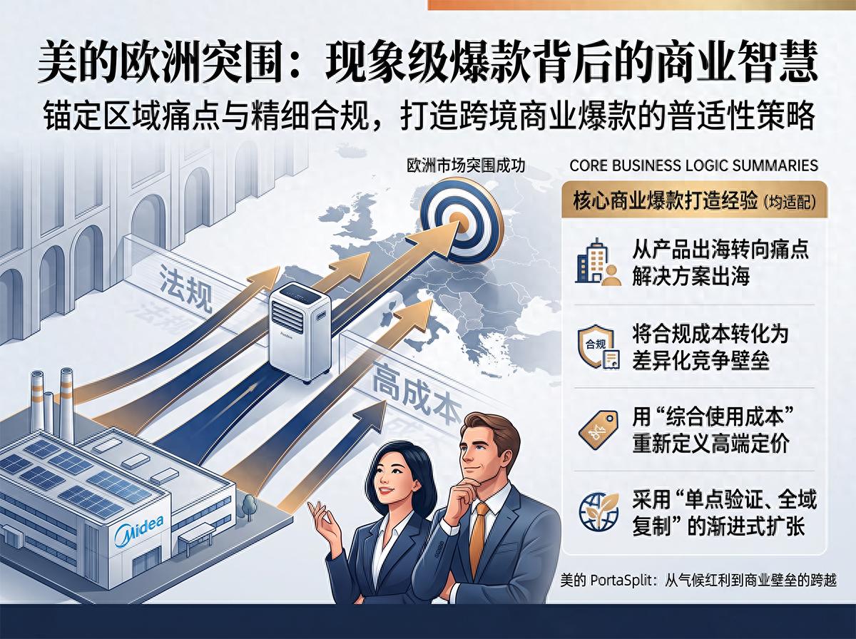 北极星OKR知识库官网-多国售罄！美的空调在欧洲打造现象级爆款产品的四个商业逻辑插图