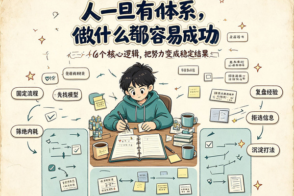 人一旦有做事体系，做什么都容易成功